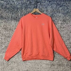 ALO Accolade Crewneck Bright Coral Pink